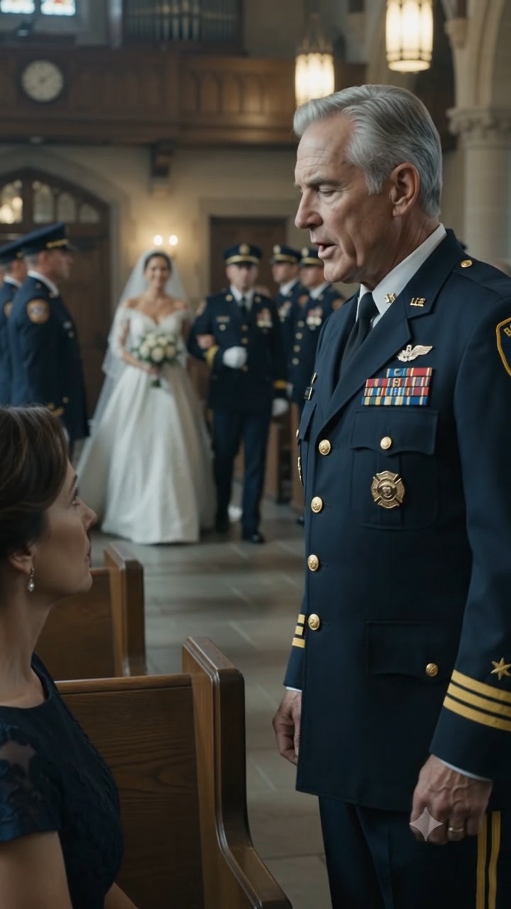 FORTY BADGES AT THE ALTAR